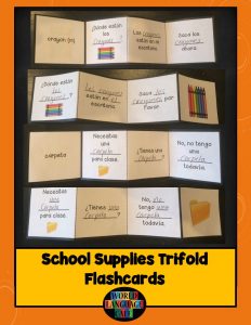 Using Trifold Flashcards