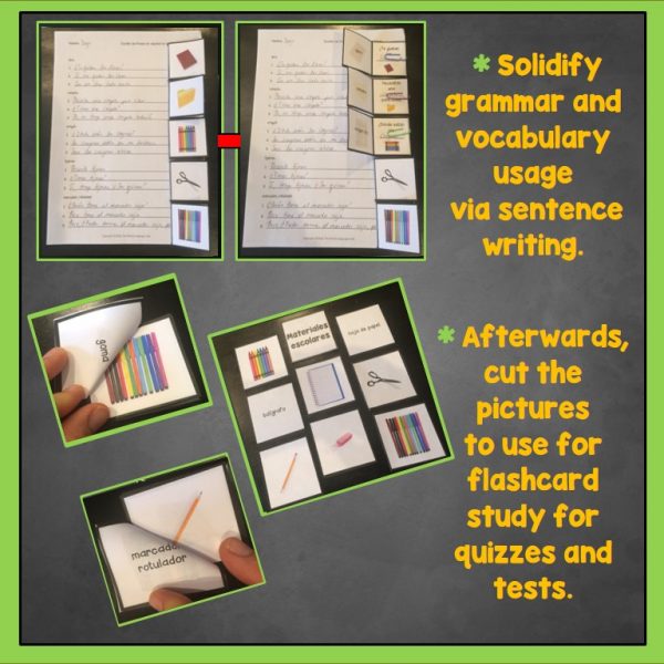 Use Trifold Flashcards in Your World Language Classroom