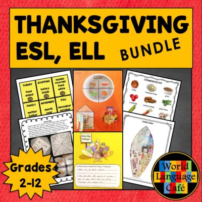 ESL, ENL, ELL Thanksgiving Lesson Plans