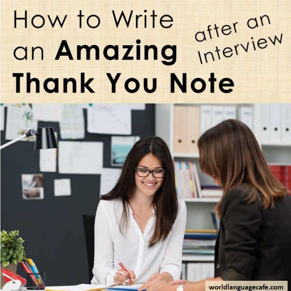 How to Write a Thank You Note after a Teaching Interview