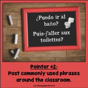 20 strategies to get your French, Spanish students speaking in the target language, World Language Cafe