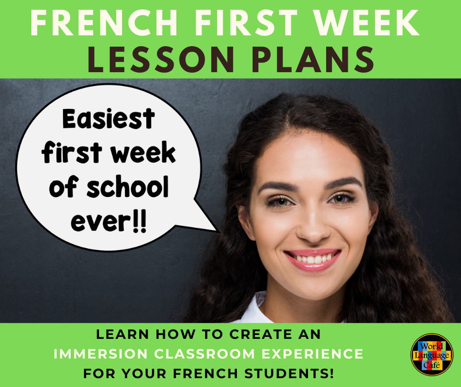 French First Day Activities