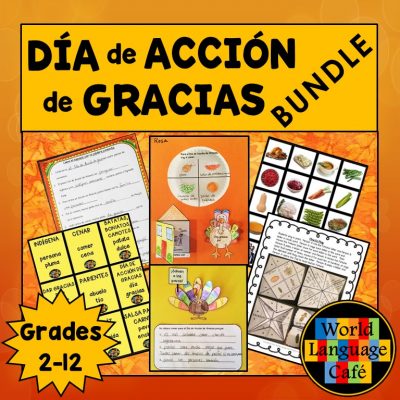 Spanish Lesson Plans for Thanksgiving, Día de Acción de Gracias