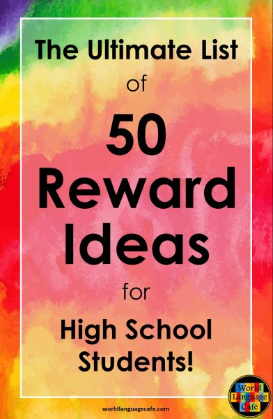 50 Reward Ideas for Middle School or High School Students