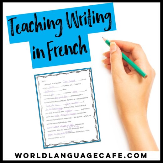 French Writing Projects