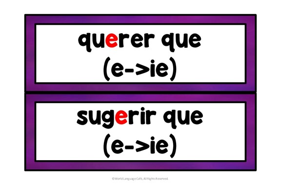 Spanish Subjunctive Triggers