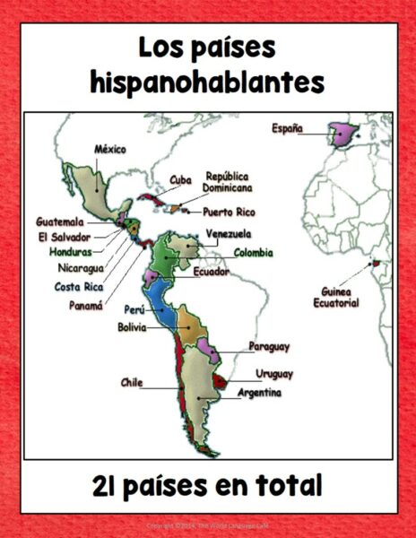 Spanish Speaking Countries And Capitals Map   Slide4 464x600 