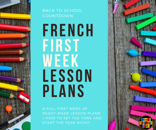 French First Week Activities