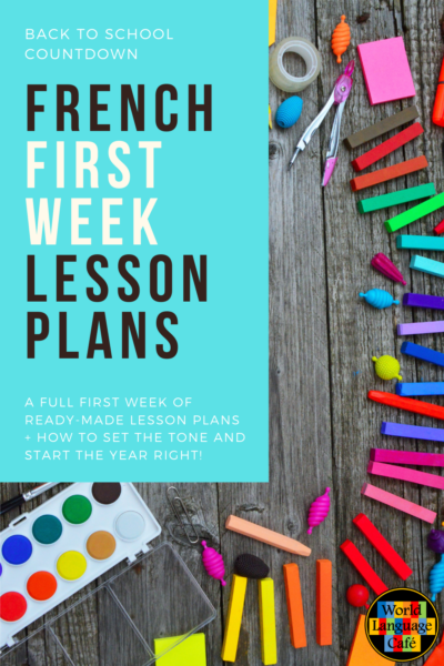 French First Week Activities