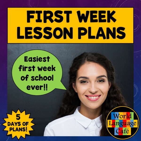 French First Week Lesson Plans