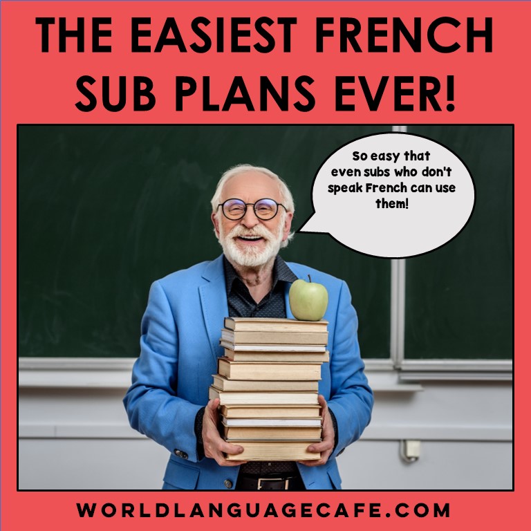 Easy French Sub Plans