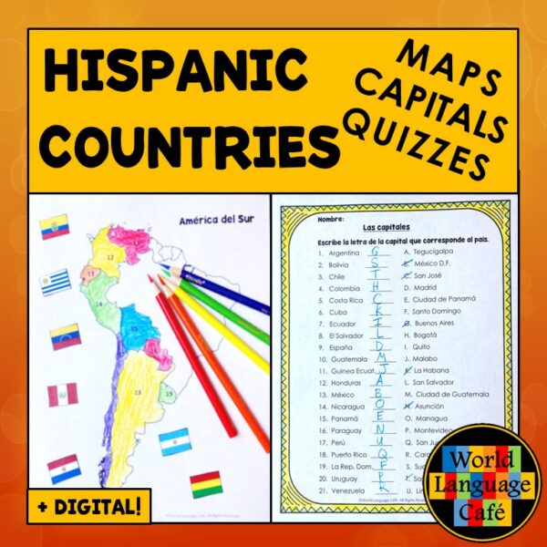 Spanish Speaking Countries Map Quiz